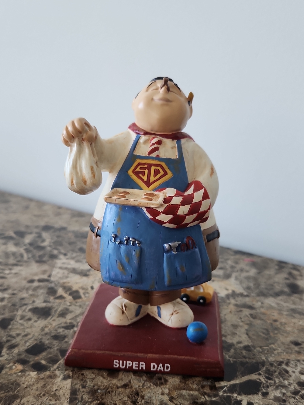 Super Dad Figurine - Blue Apron